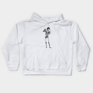 Skeleton Woman Kids Hoodie